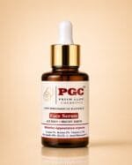 PGC Prism Glow Cosmetics Age Defy and Bright Face Serum amber dropper bottle formulated to minimize appearance of pores